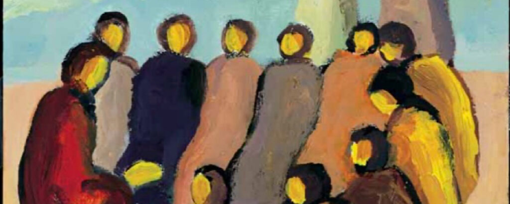 "Vi lascio la pace, vi do la mia pace" (tempera di Giuseppe Sala9
