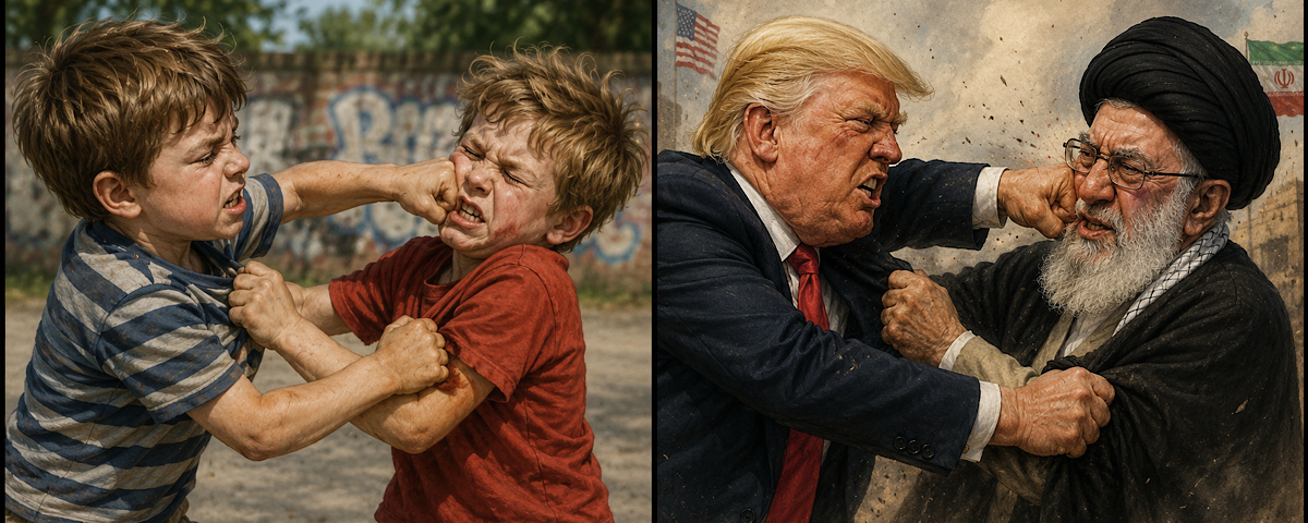 bamnbini Trump e Khamenei
