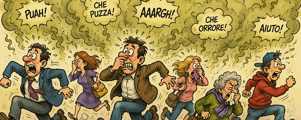 spavento, puzza. odori
